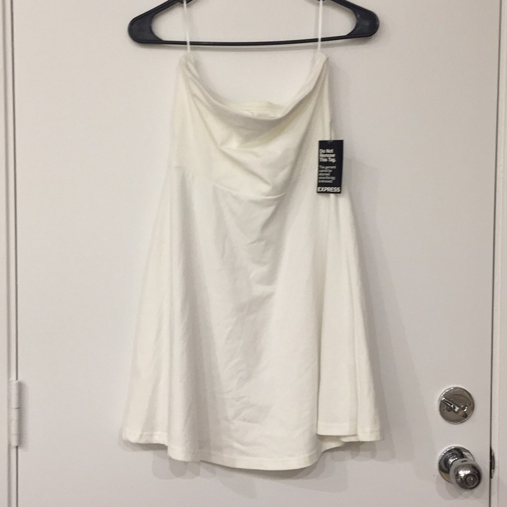 Express white tube dress size S
